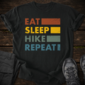 Eat Sleep Hike Repeat T-shirt