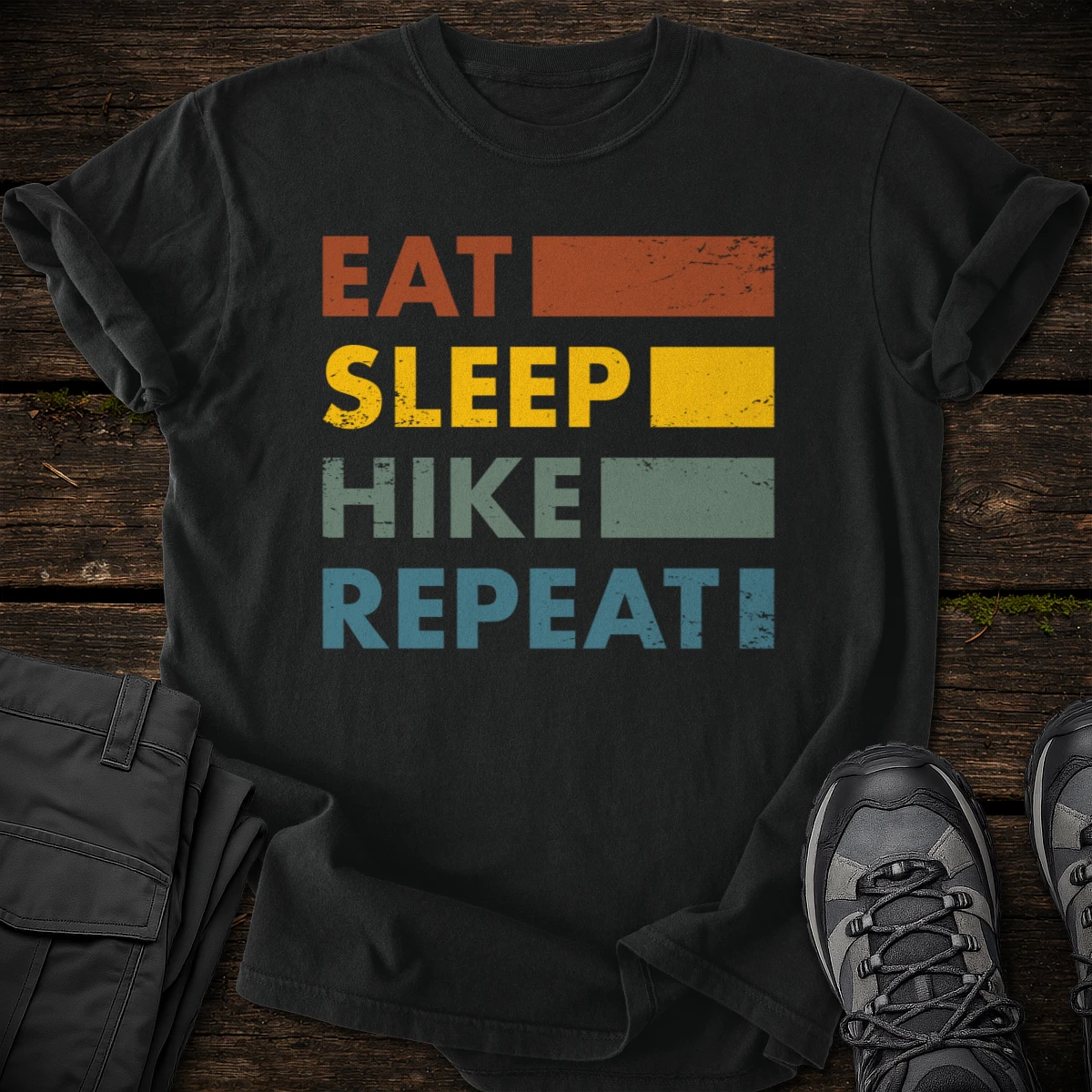 Eat Sleep Hike Repeat T-shirt