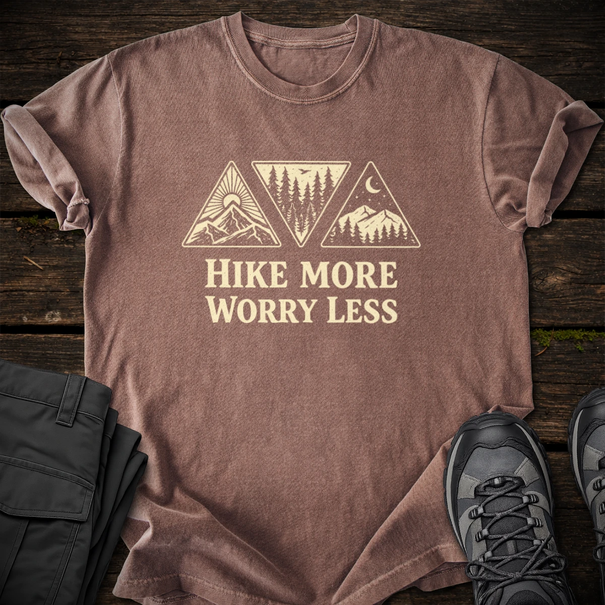 Hike More Worry Less T-shirt