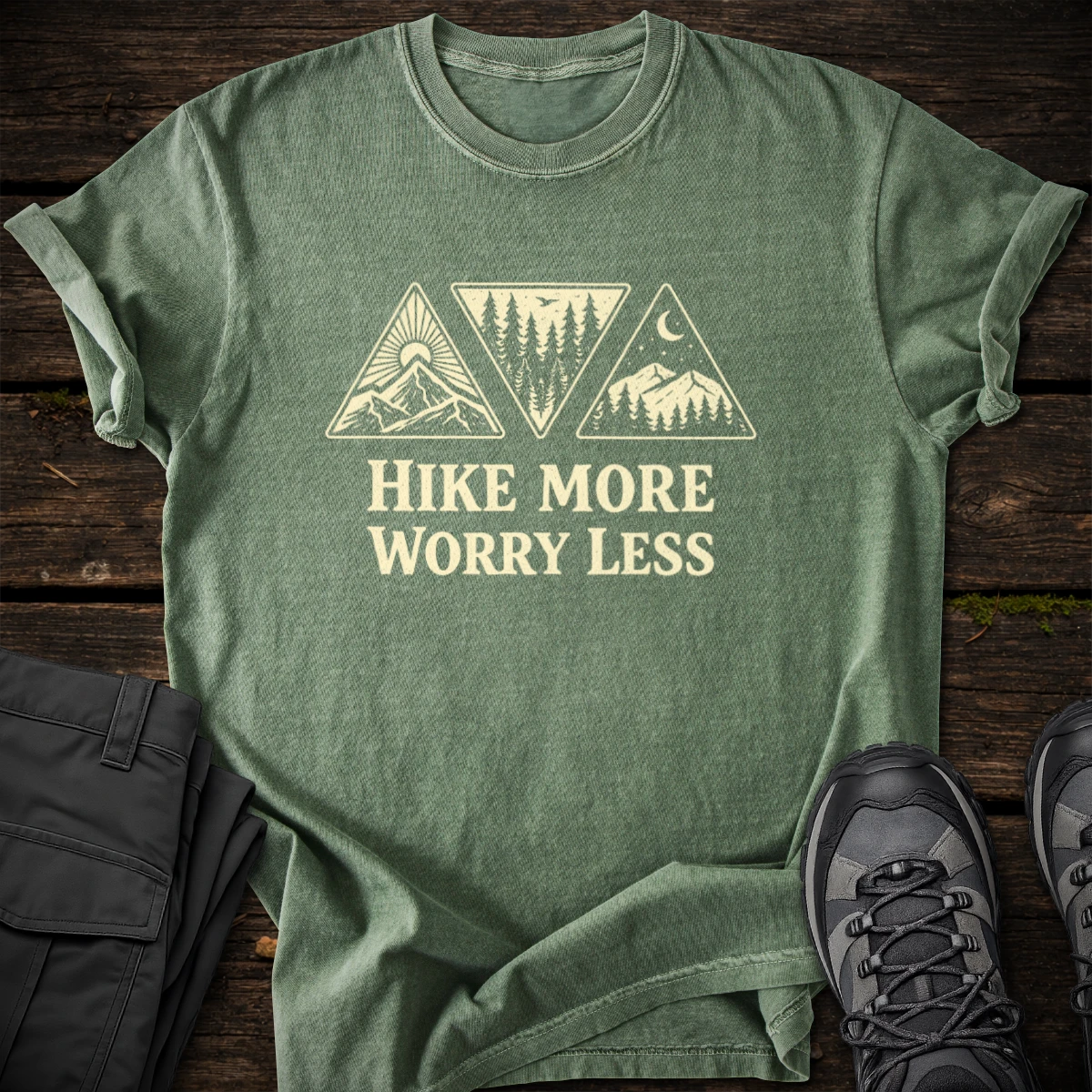 Hike More Worry Less T-shirt