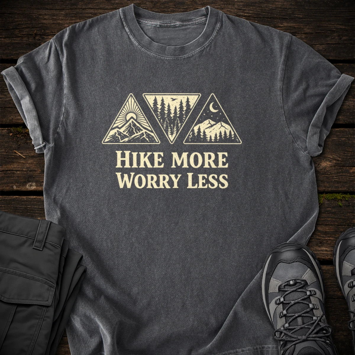 Hike More Worry Less T-shirt
