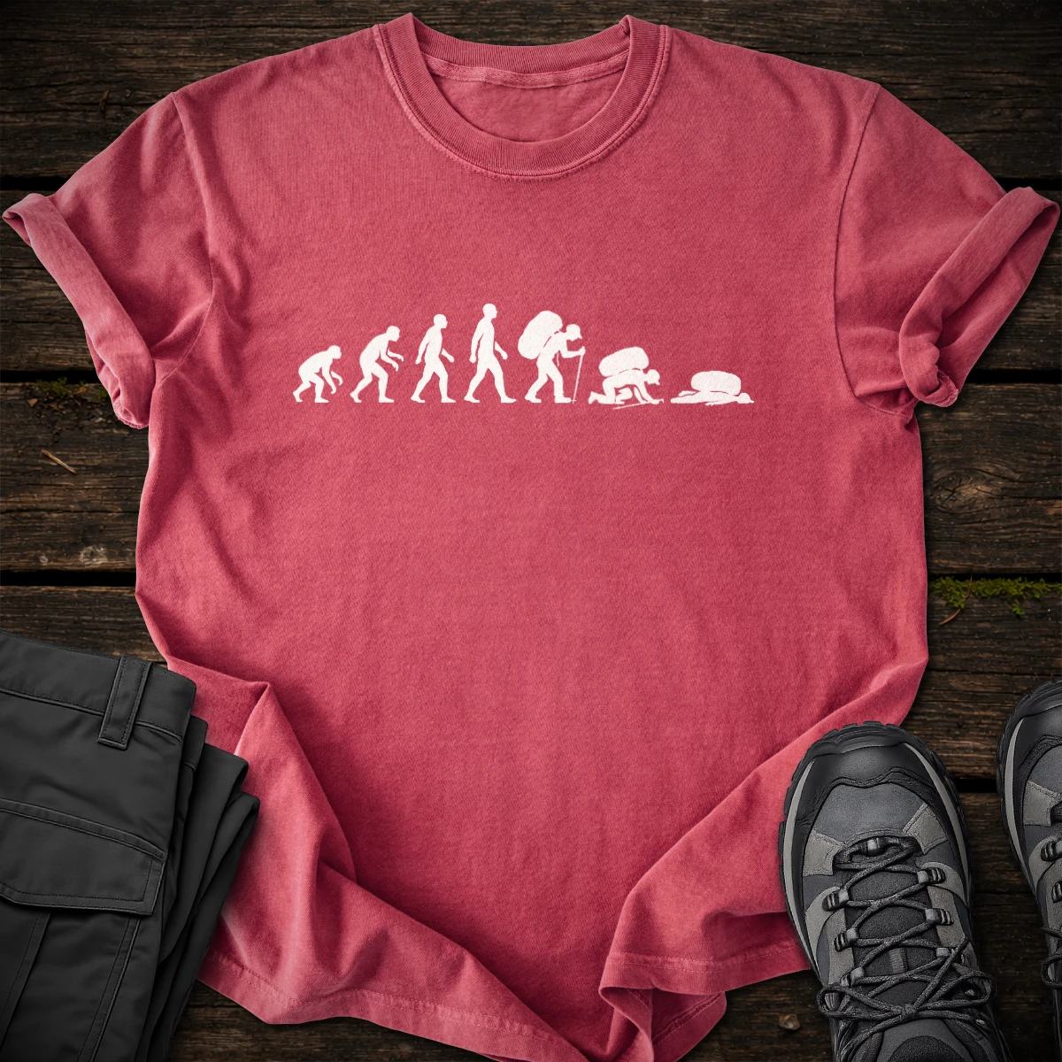 Hiker Evolution T-shirt