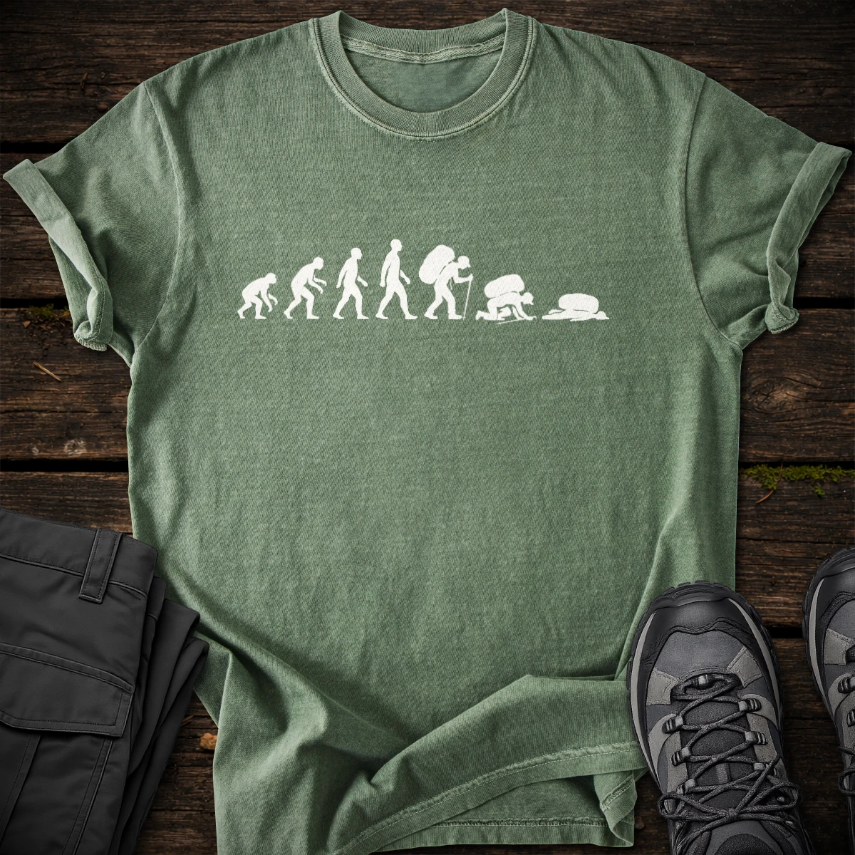 Hiker Evolution T-shirt