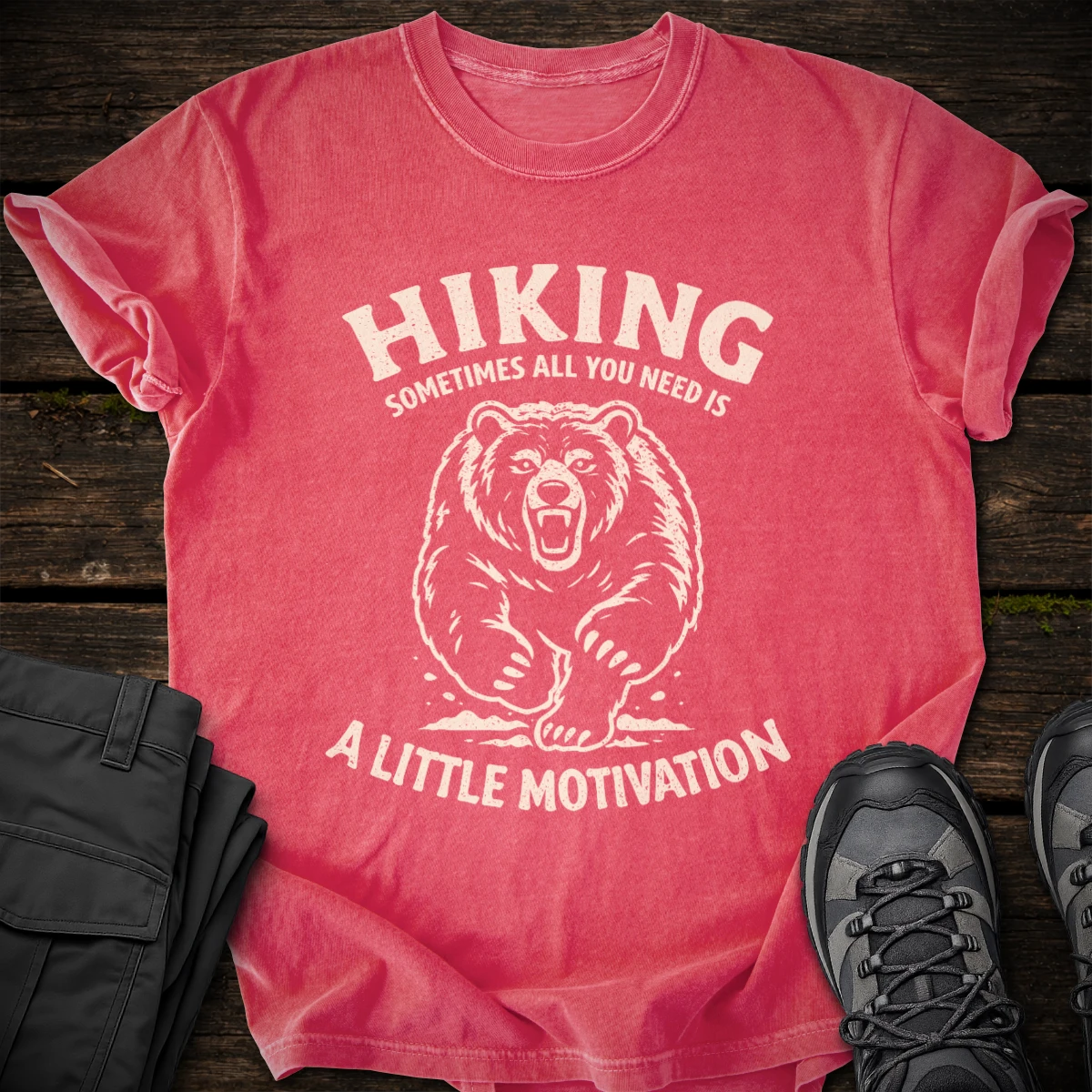 Hiking Motivation T-shirt v2