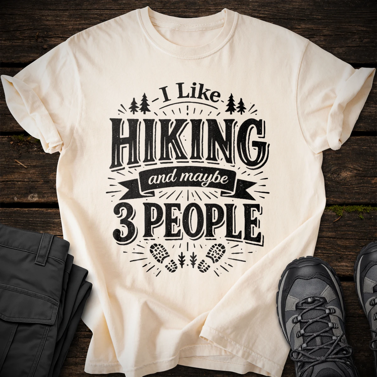 I Like Hiking T-shirt