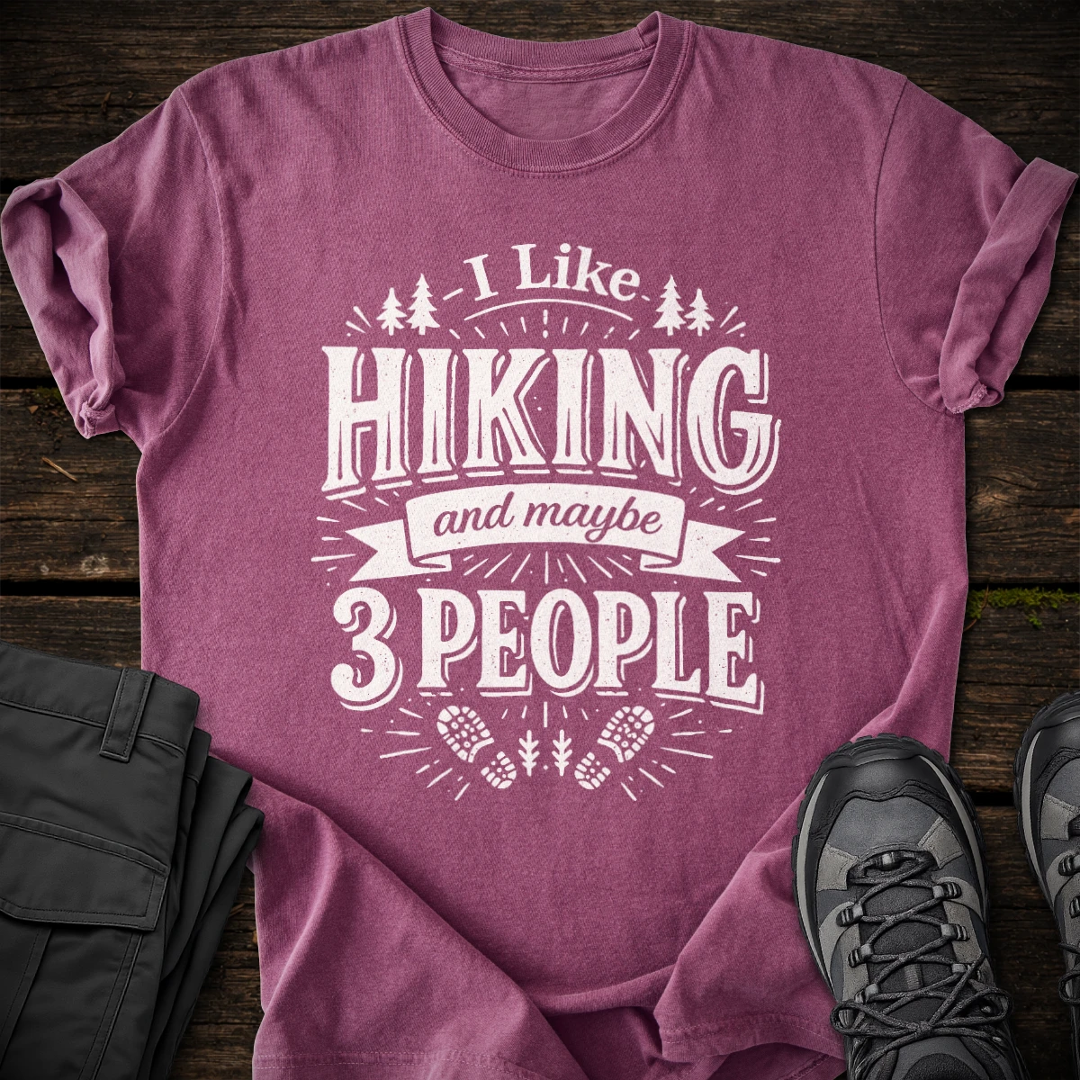 I Like Hiking T-shirt
