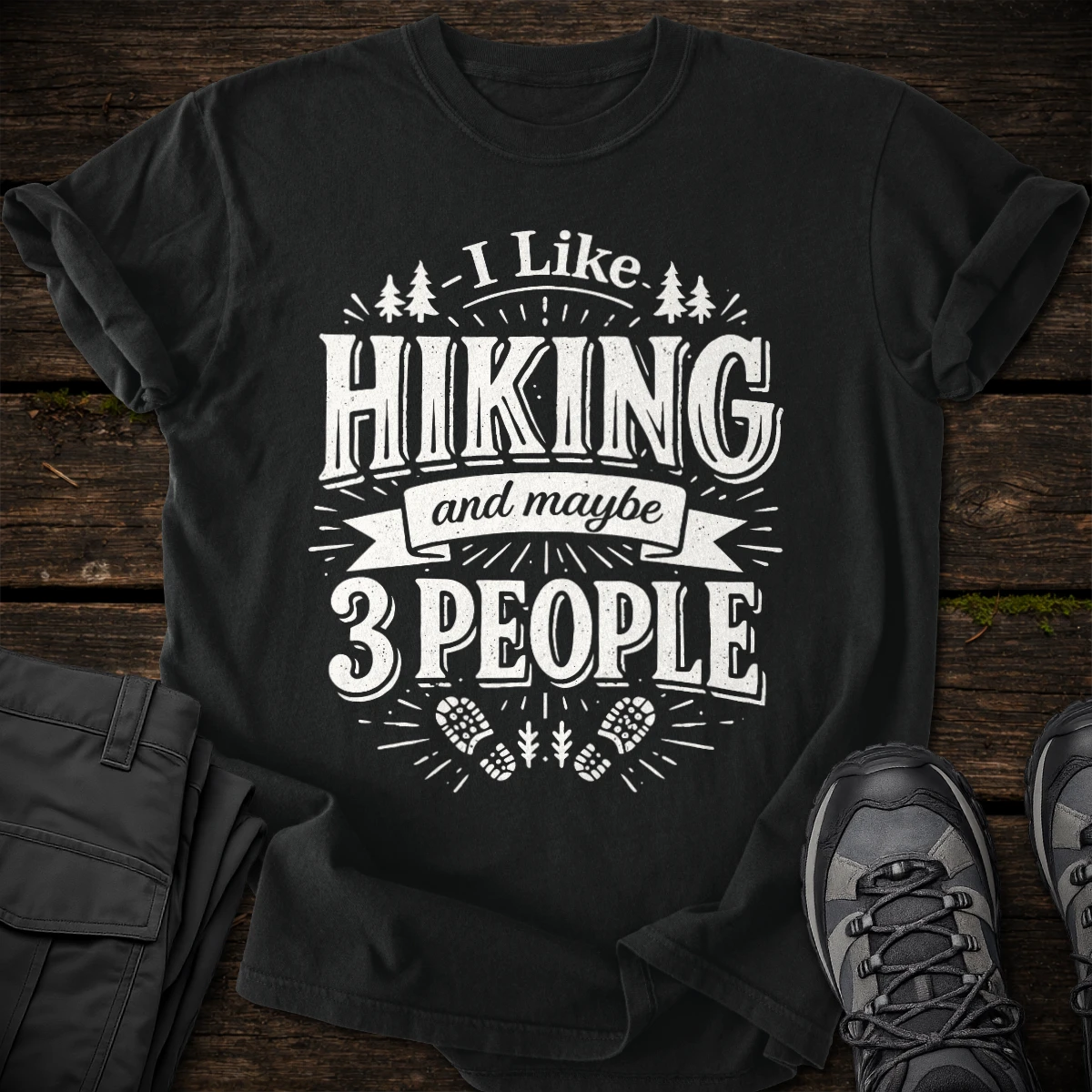 I Like Hiking T-shirt