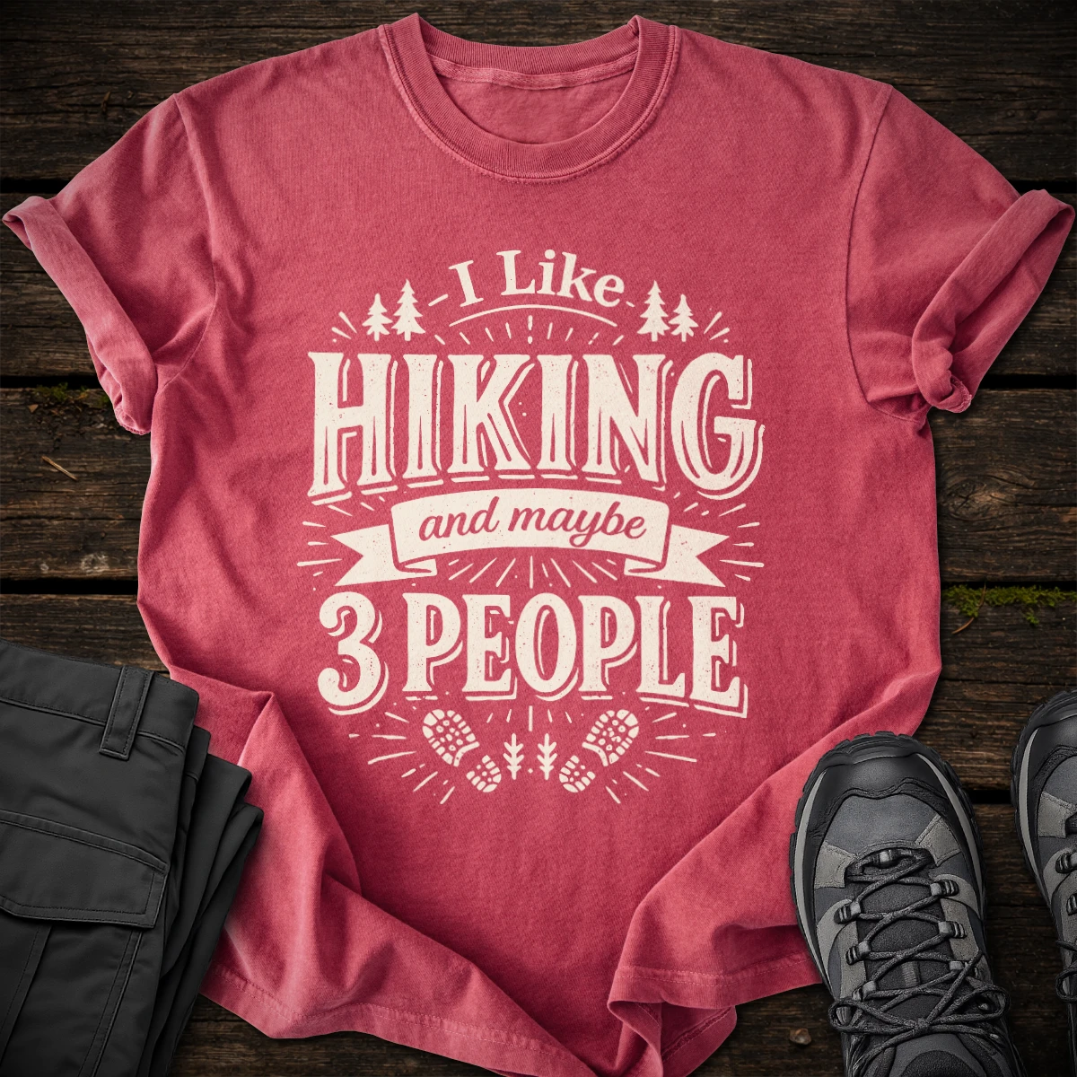 I Like Hiking T-shirt