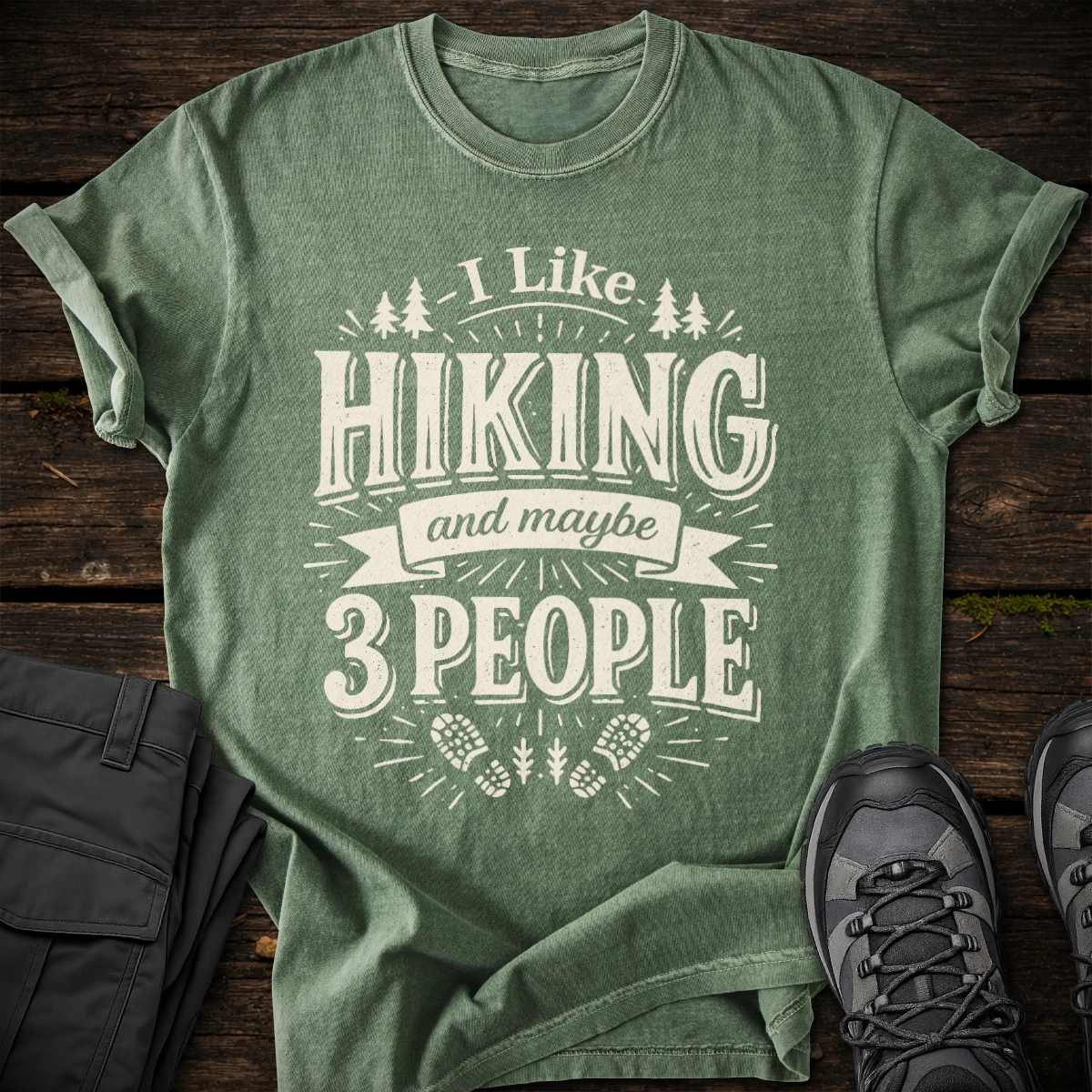 I Like Hiking T-shirt