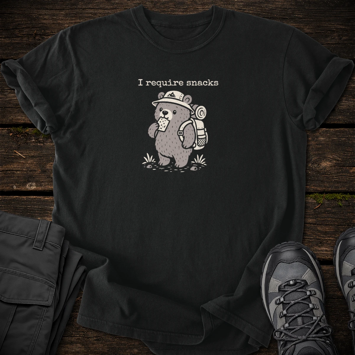 I Require Snacks T-shirt