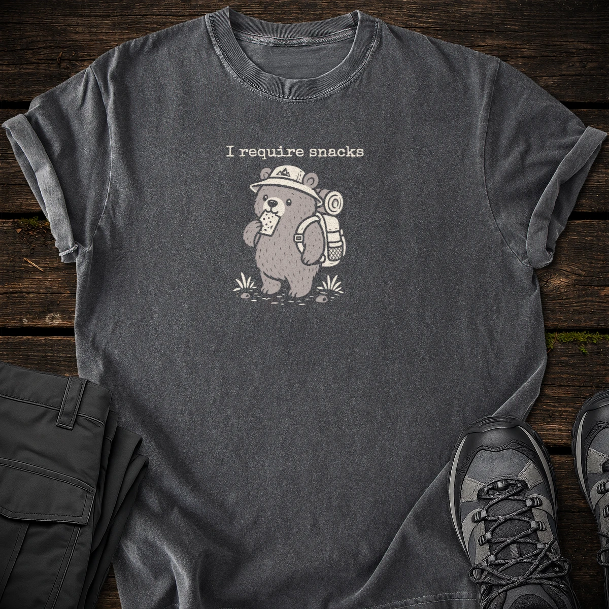 I Require Snacks T-shirt