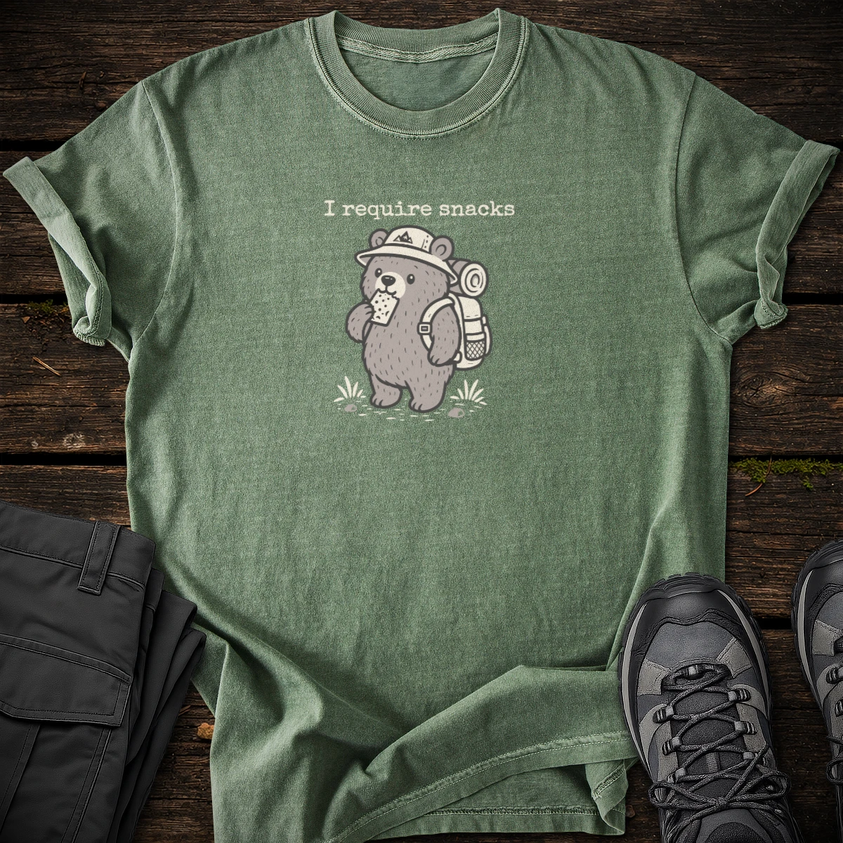 I Require Snacks T-shirt