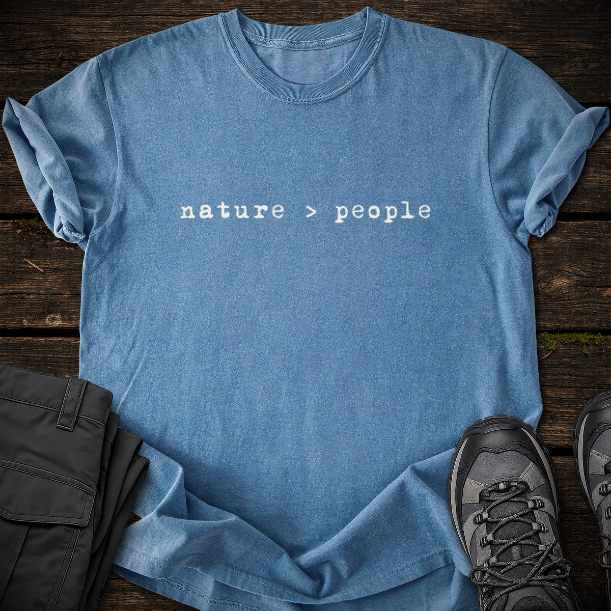 Nature > People T-shirt