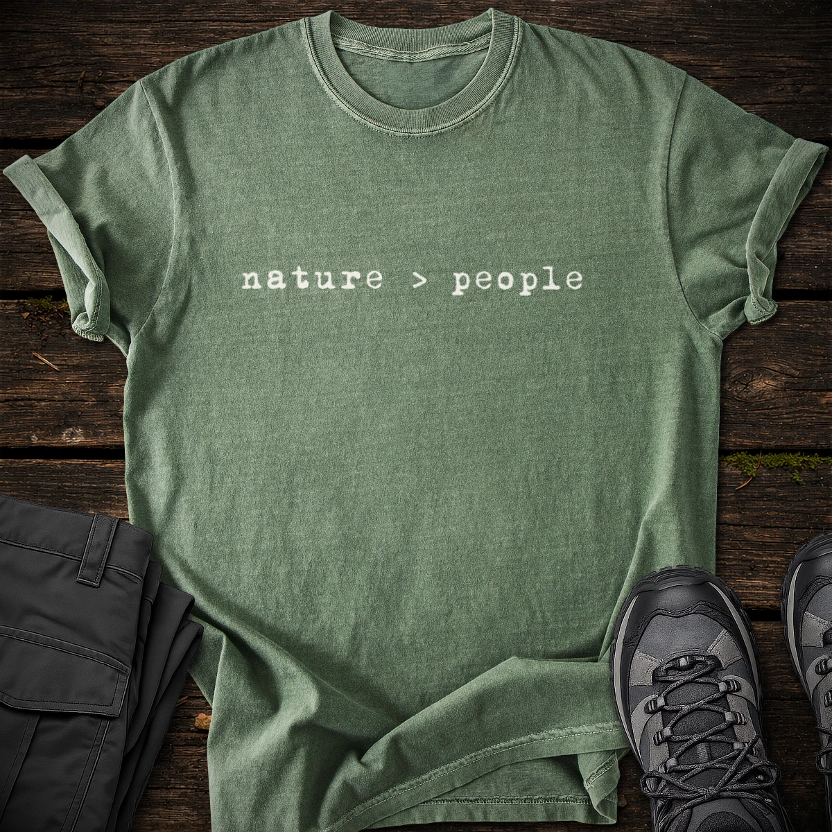 Nature > People T-shirt