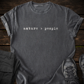 Nature > People T-shirt