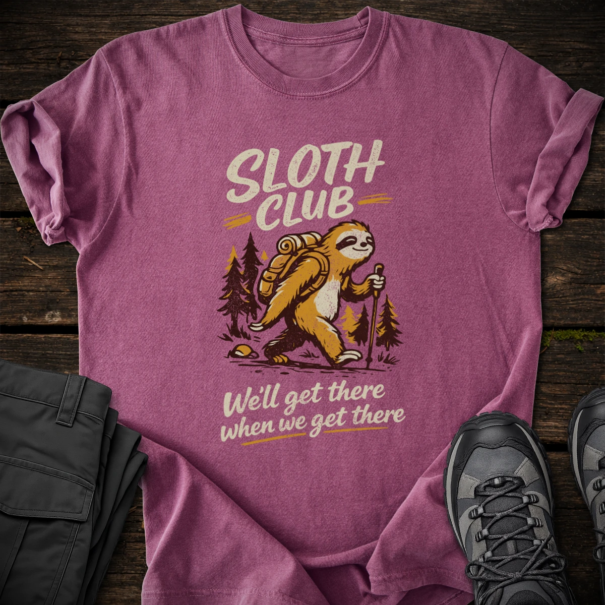 Sloth Club T-shirt