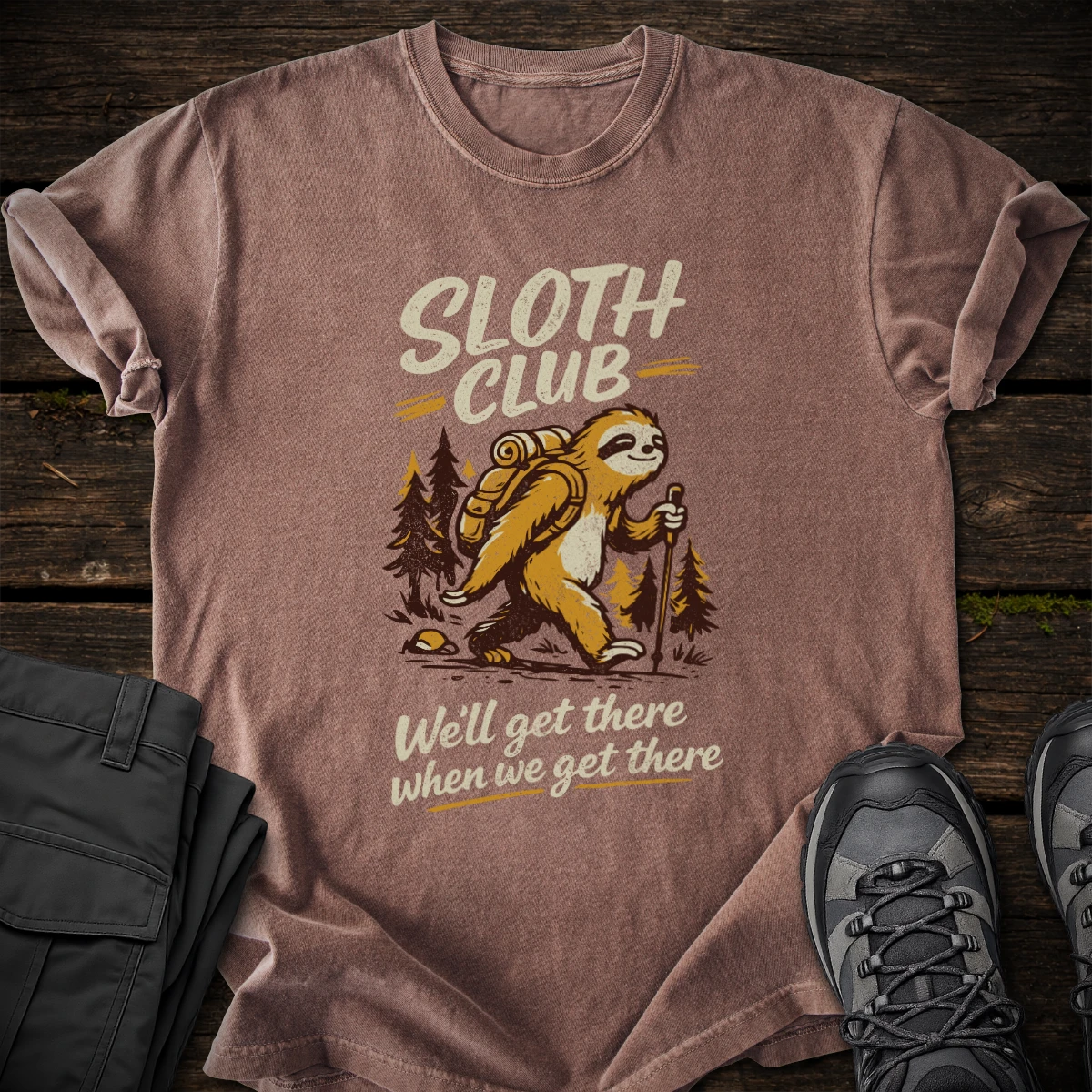 Sloth Club T-shirt