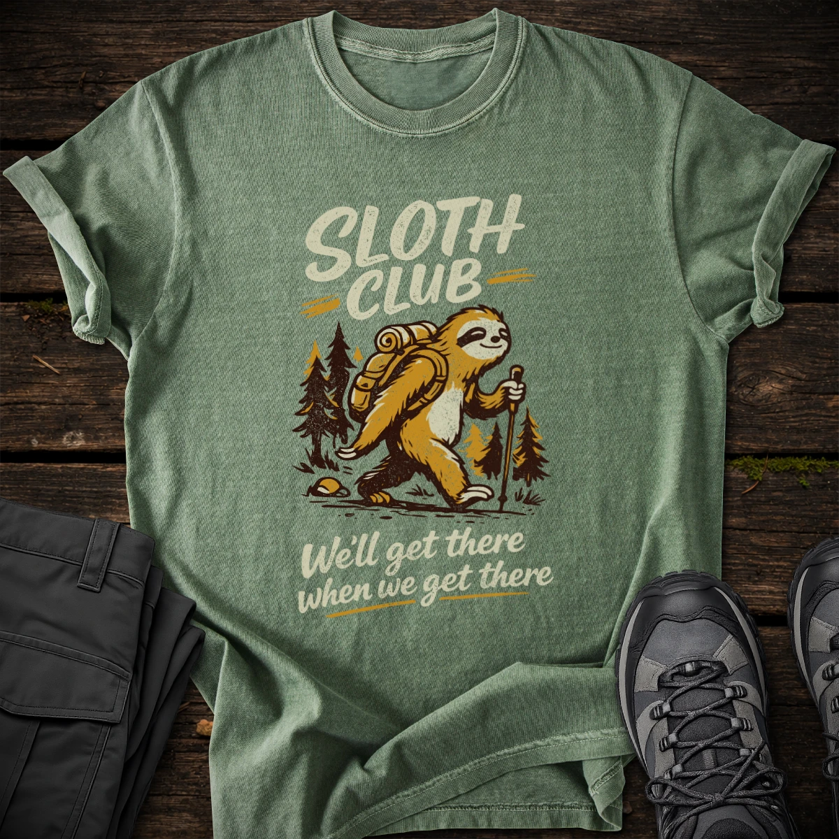 Sloth Club T-shirt