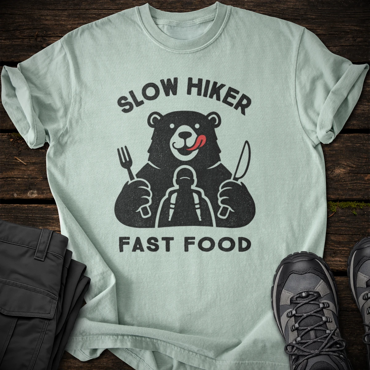Slow Hiker Fast Food T-shirt