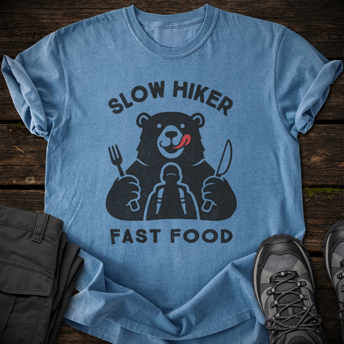 Slow Hiker Fast Food T-shirt