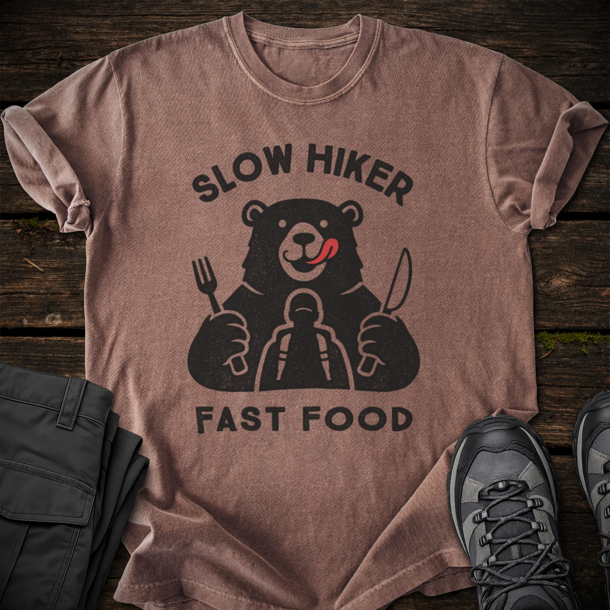 Slow Hiker Fast Food T-shirt
