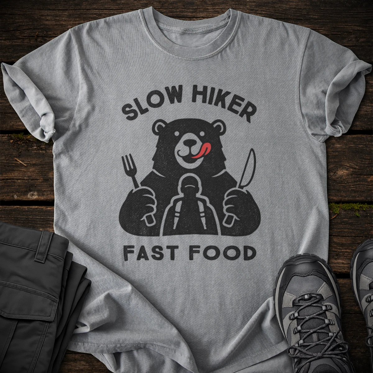 Slow Hiker Fast Food T-shirt