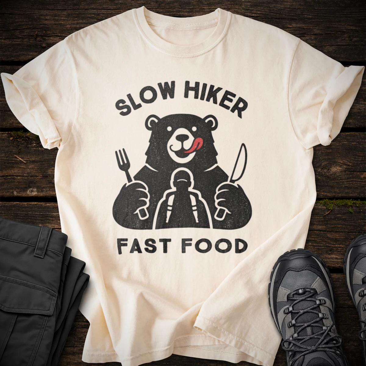 Slow Hiker Fast Food T-shirt