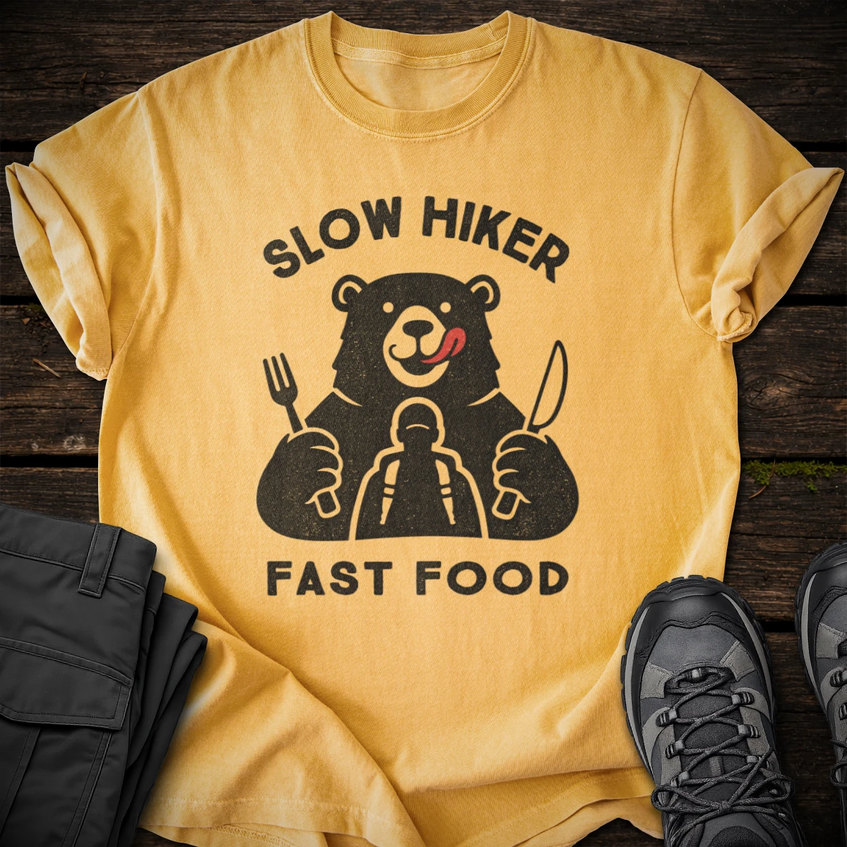 Slow Hiker Fast Food T-shirt